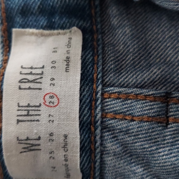 We the Free distressed jean shorts - Picture 3 of 5